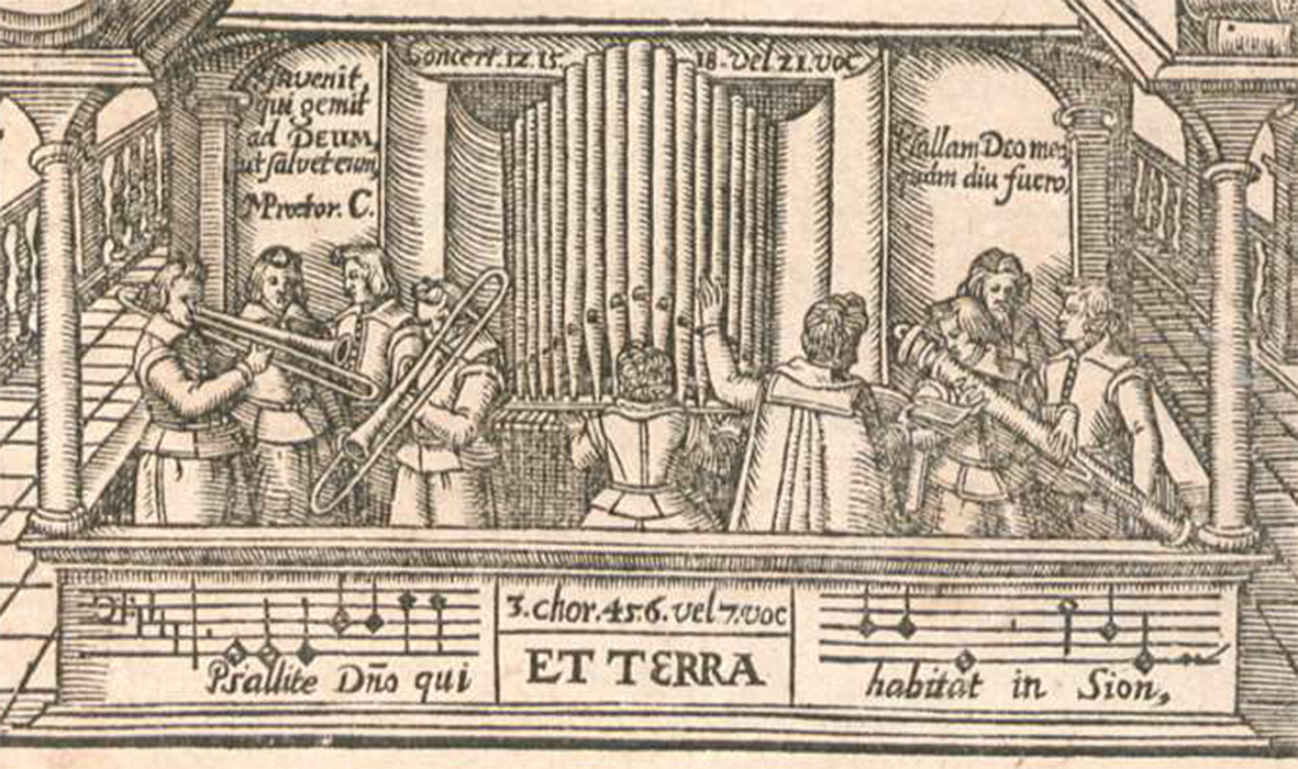 Detail Musae Sioniae von Michael Praetorius